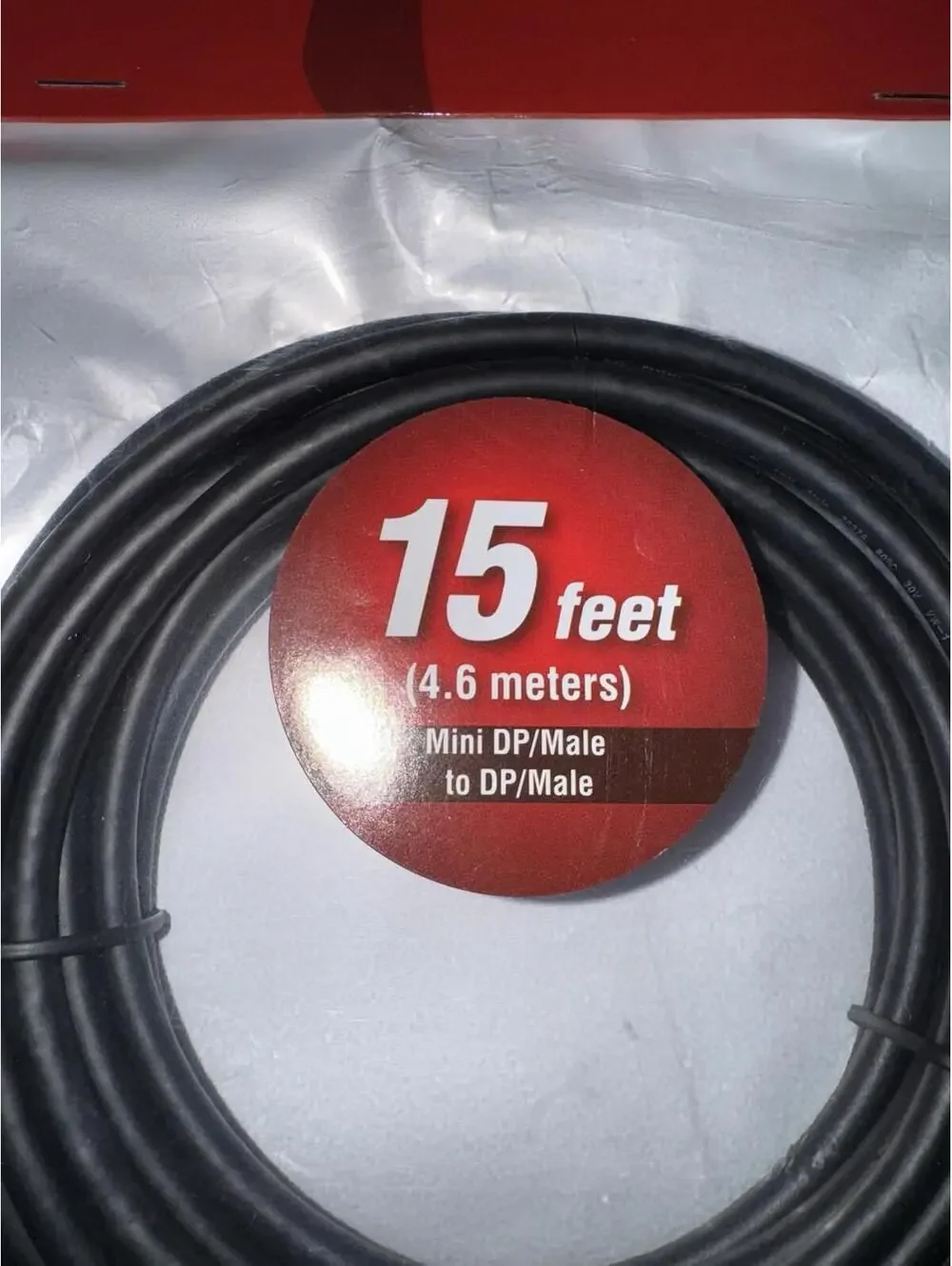 Pearstone Mini DisplayPort 1.2 to DisplayPort 15 Feet Brand New